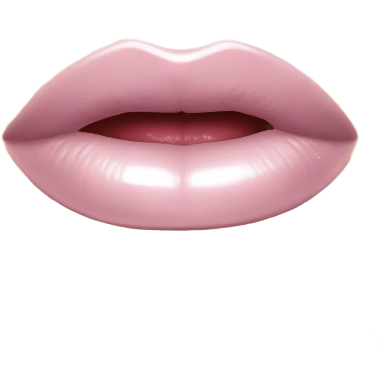 Light pink lipgloss emoji
