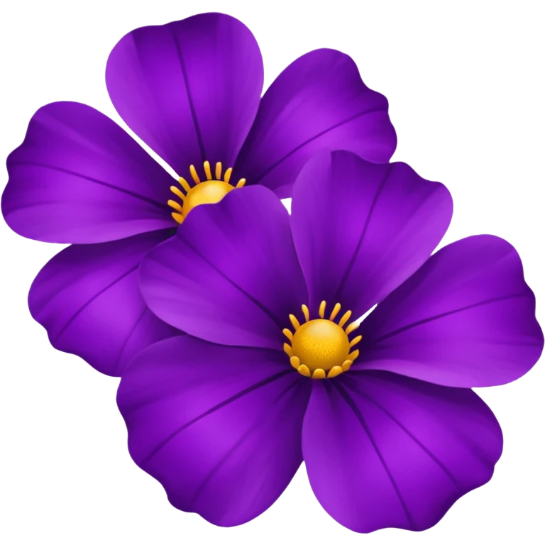 Purple flowers emoji