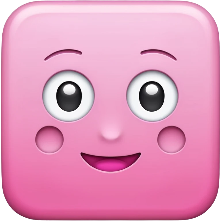 empty pink square emoji