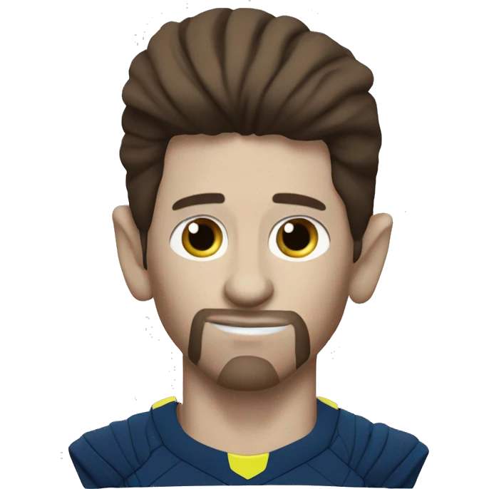 Lionel messi in alien body emoji