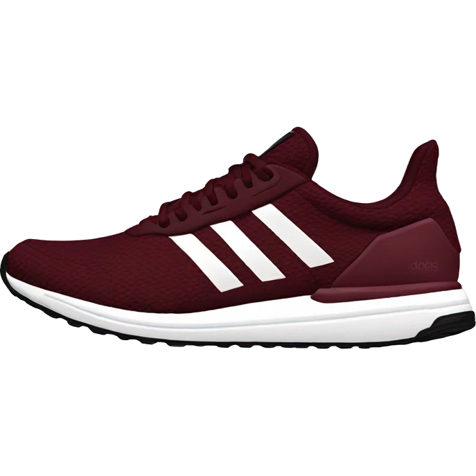adidas burgundy running shoes emoji