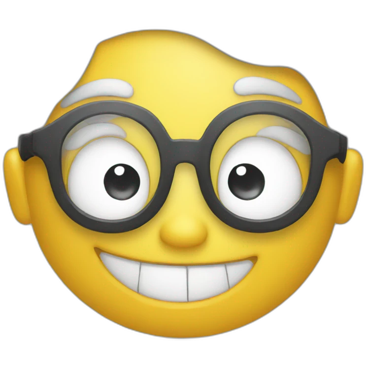 Happy book emoji
