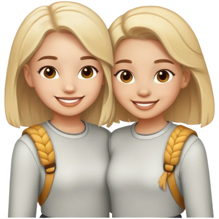 Girls bff aesthetic emoji