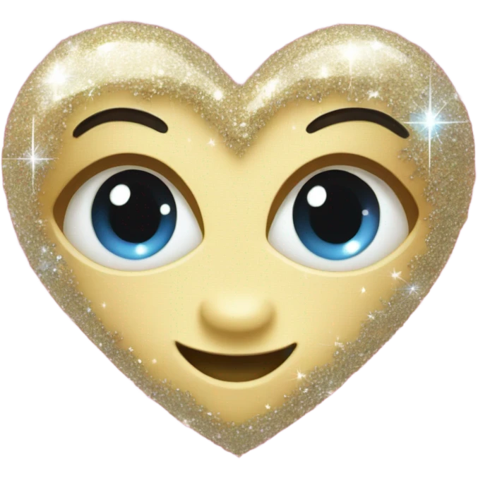 Sparkly heart emoji