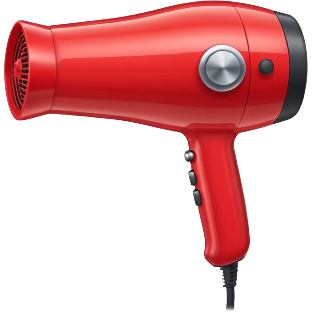 Hair dryer emoji