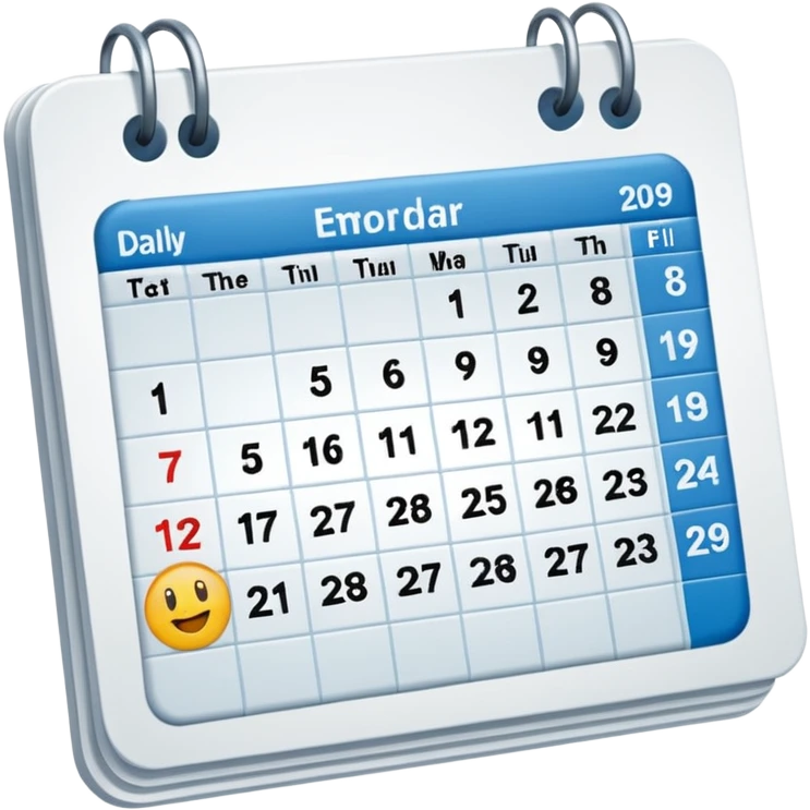 calendar emoji