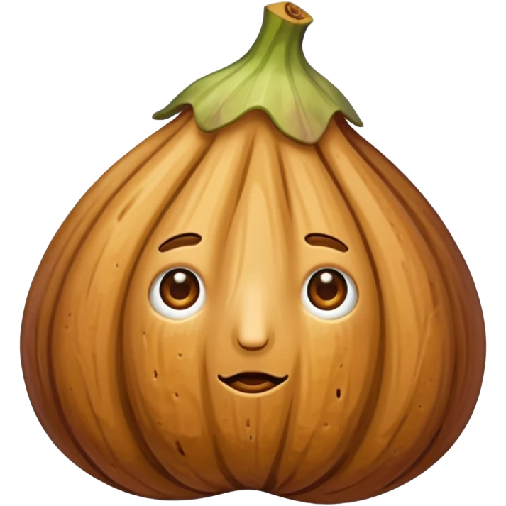 dried fig, simple and clear emoji