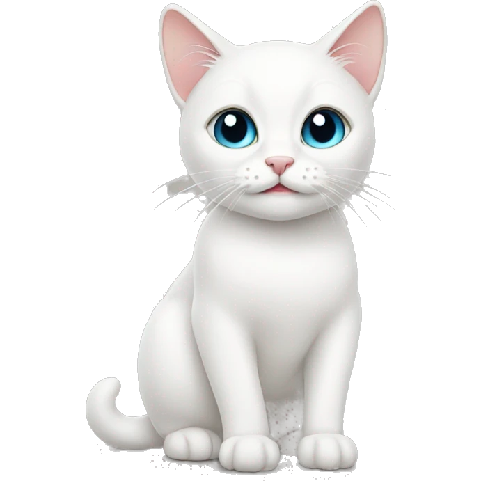 White cat emoji