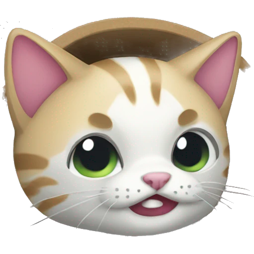 Trash cat emoji