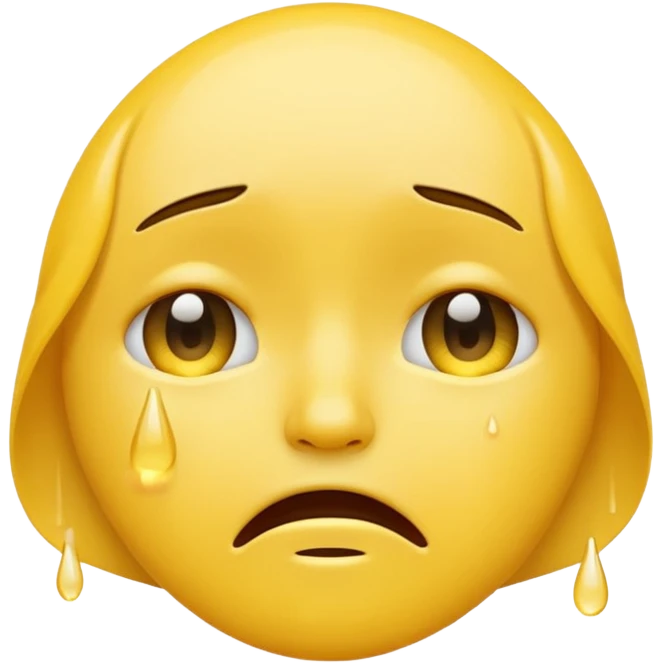 crying face emoji, expressive and clear emoji