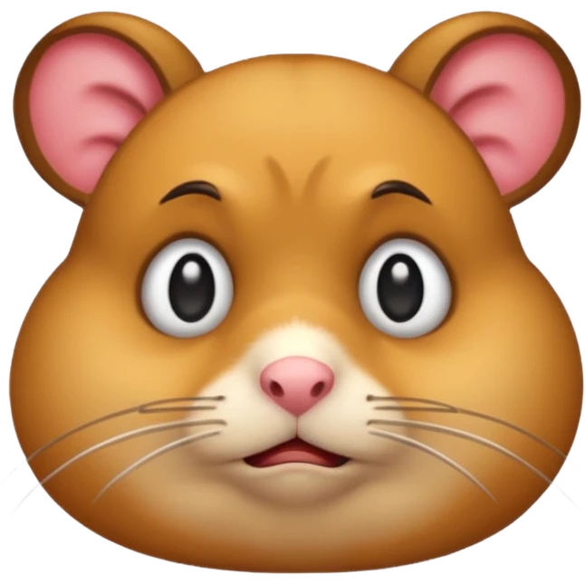 I want a mad emojj that’s also sad saying I want a hamster emoji