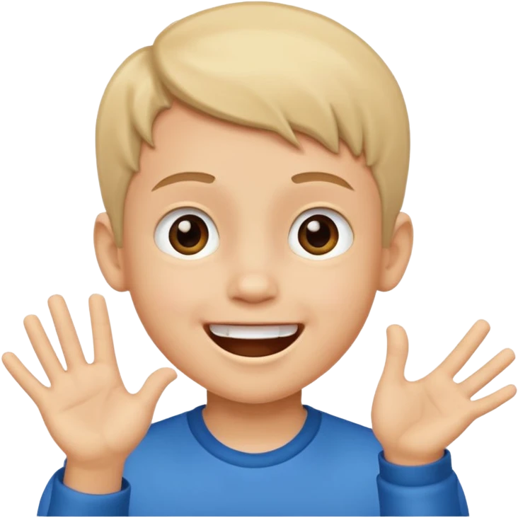 10 yr old boy boos emoji