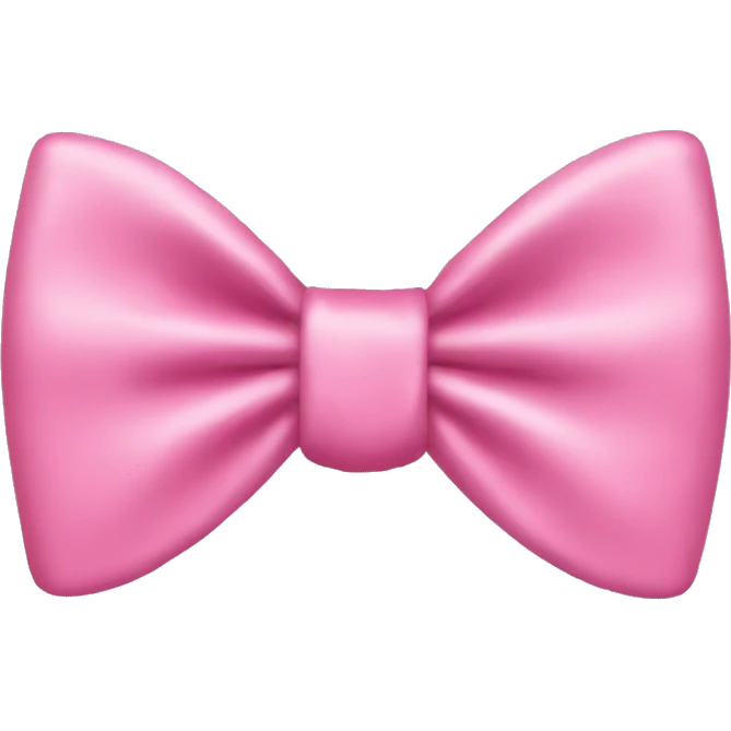 Pink bow tie emoji