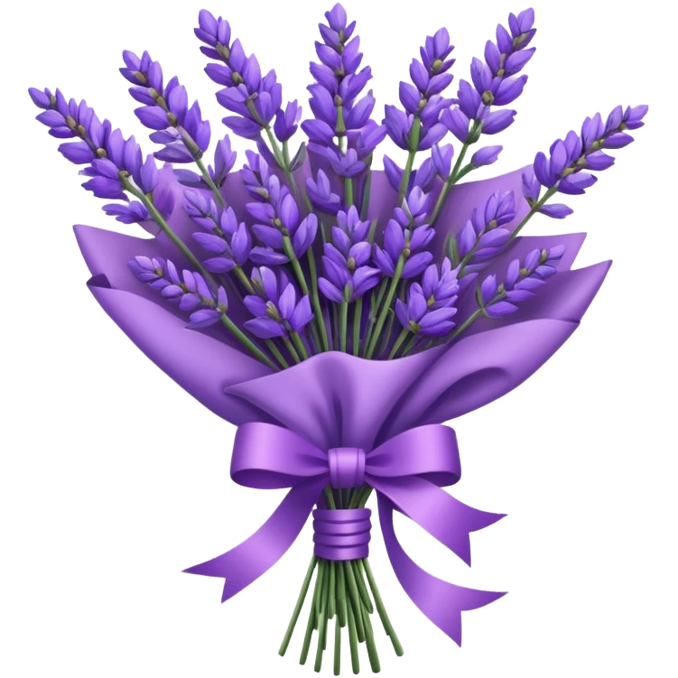 Lavender bouquet  emoji