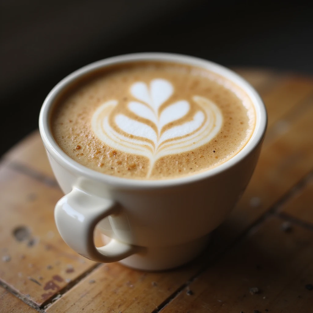 latte, realistic texture, gentle lighting emoji