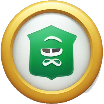 A verification badge  emoji