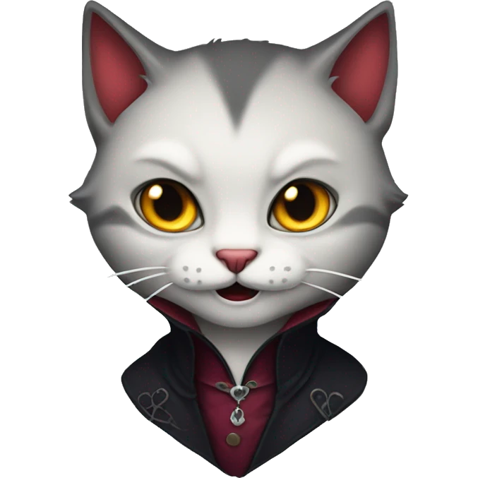 Vampire cat  emoji