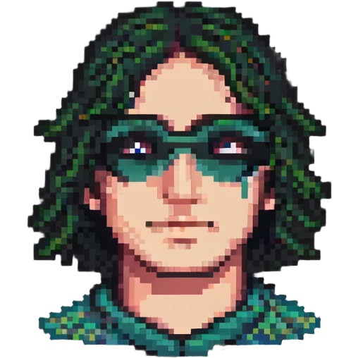 a man with one eye covered emoji