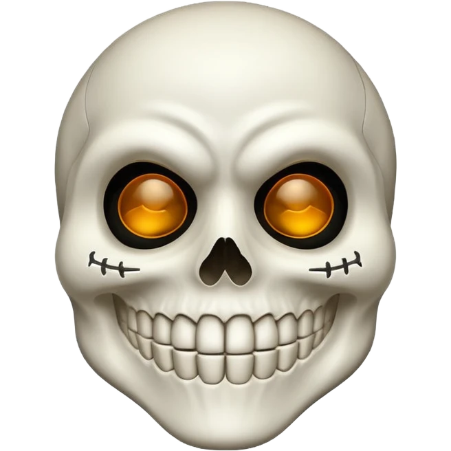 Spooky bones Mask emoji