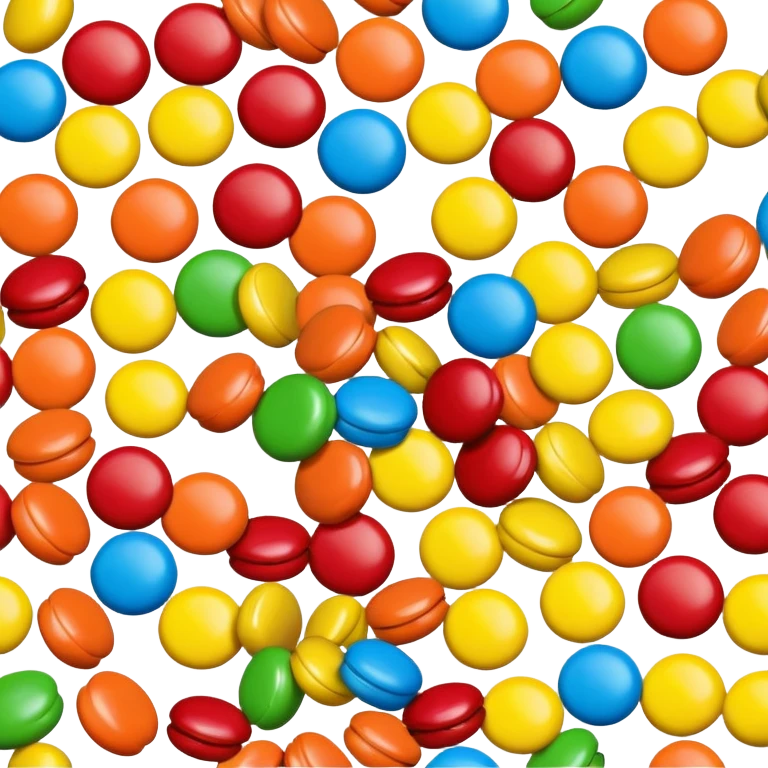 M&M candy emoji