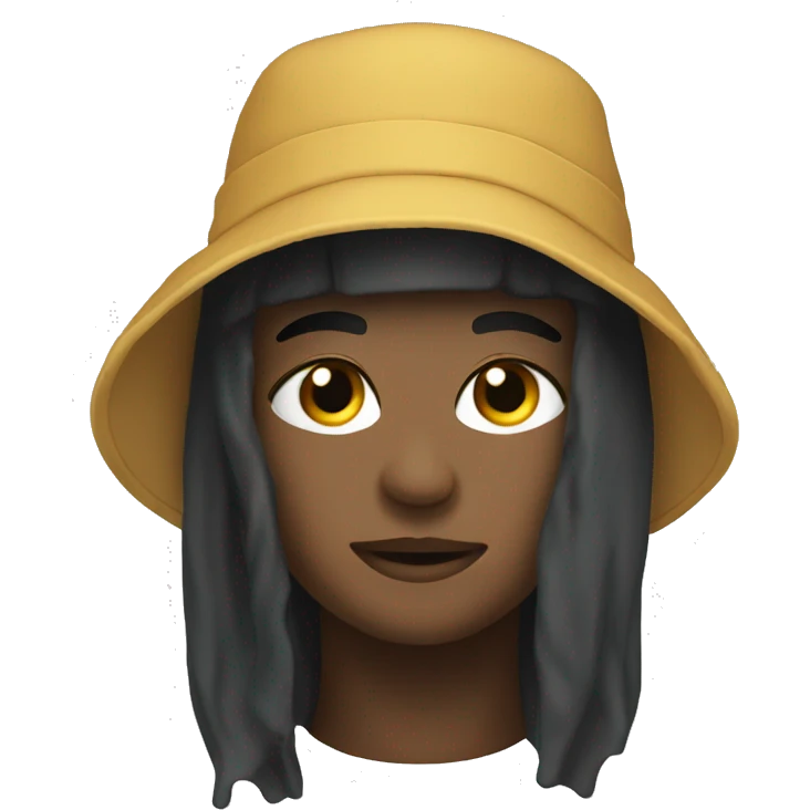 Bucket hat emoji