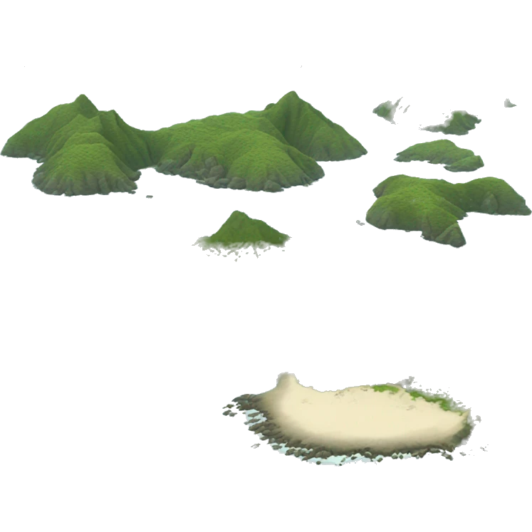 island of great Inagua and little Inagua  emoji