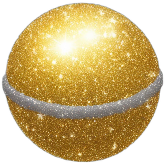 Sparkling ball emoji