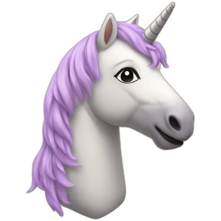 A stuffed unicorn soft toy emoji