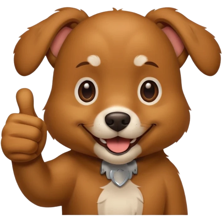 dog thumbsup emoji
