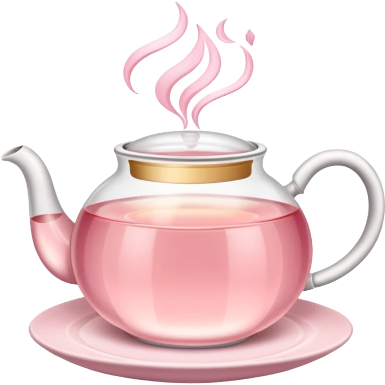 Cute Pastel pink Tea emoji
