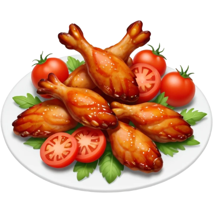 番茄鸡翅 emoji