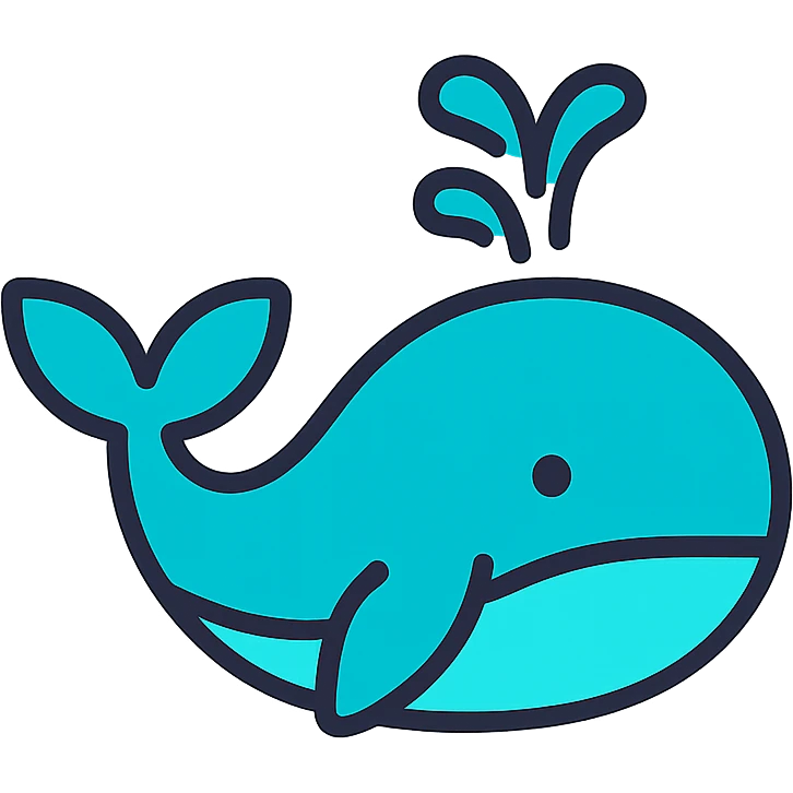 a whale emoji