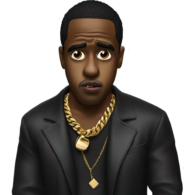 Puff daddy biting his bottom lip emoji