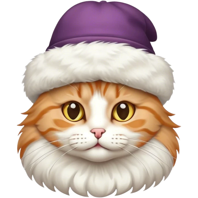 Cat wearing a hat emoji
