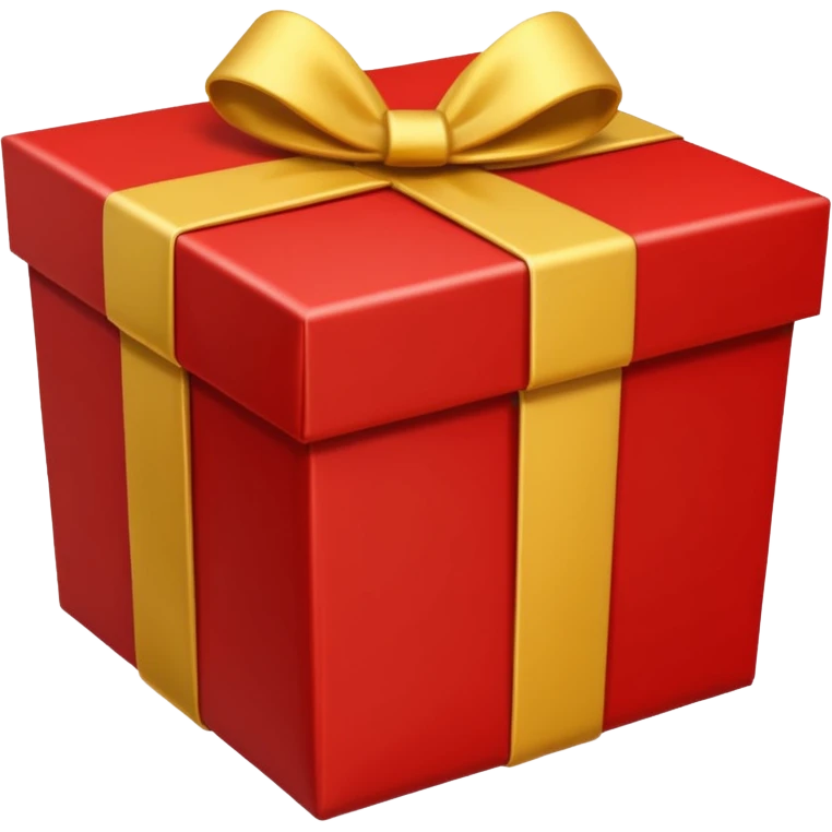 gift box with the lid removed
 emoji