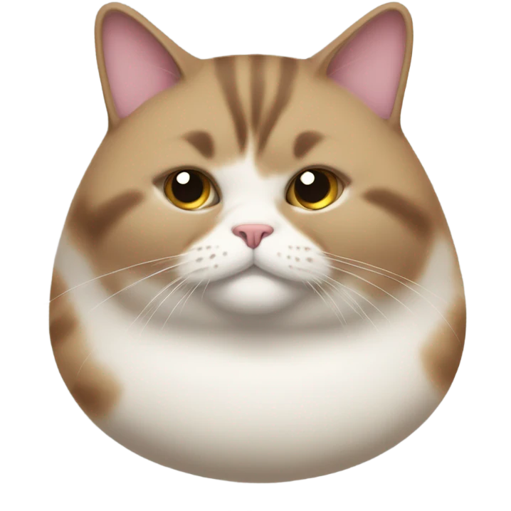 Obese cat emoji