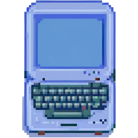 Blue screen with tiny ":(" emoji