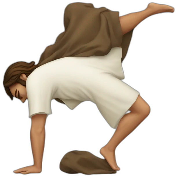 Faceplanting jesus emoji