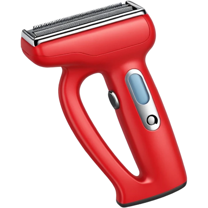 shaving machine red emoji