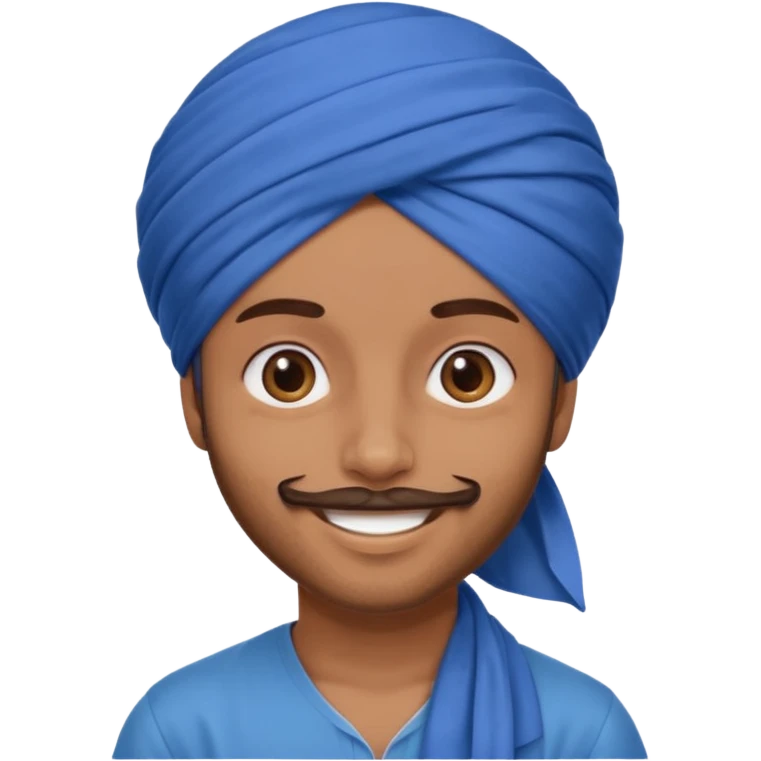 Sardar boy wearing turban  emoji