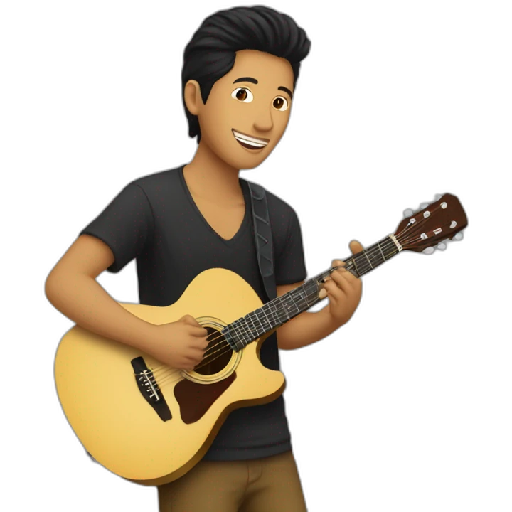 rajoelina playing guitare emoji