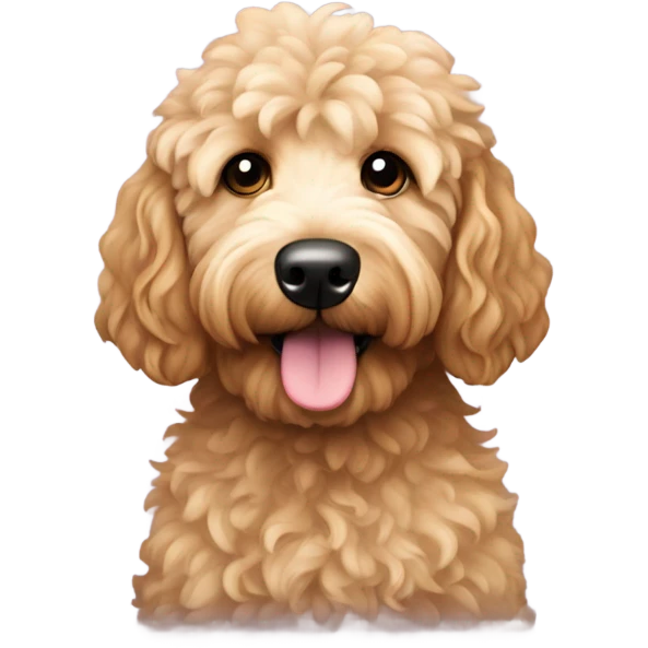 Mini Goldendoodle emoji