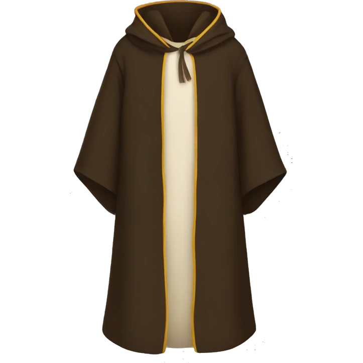 wizard robes, no hood emoji