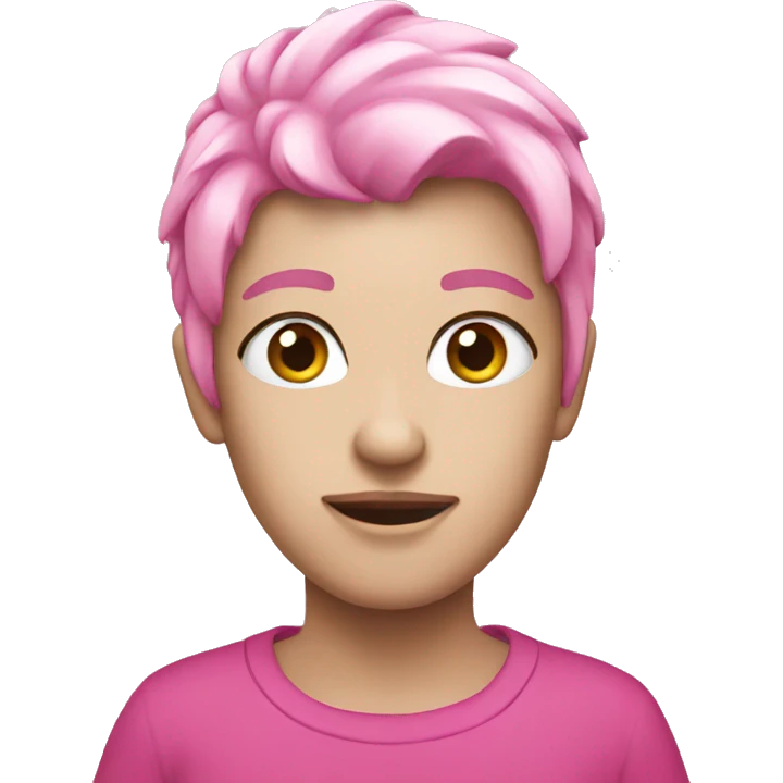 Pink emoji