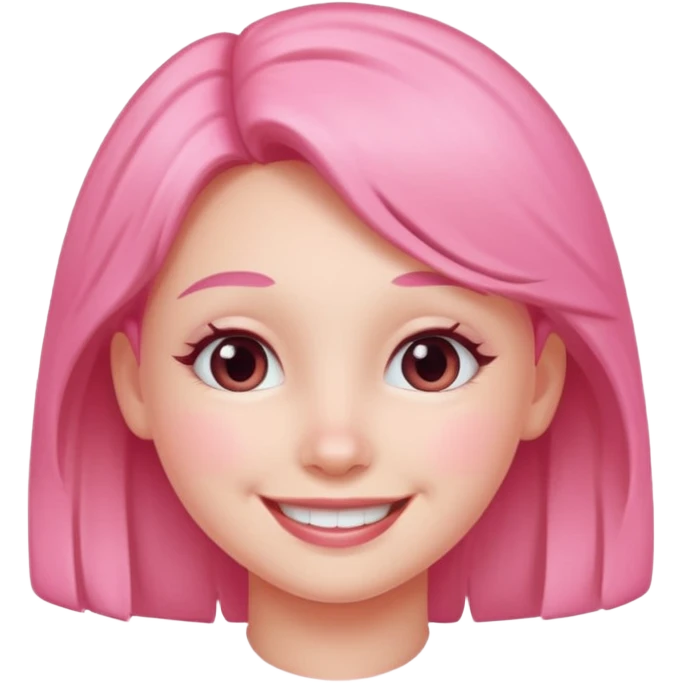 Pink girl emoji