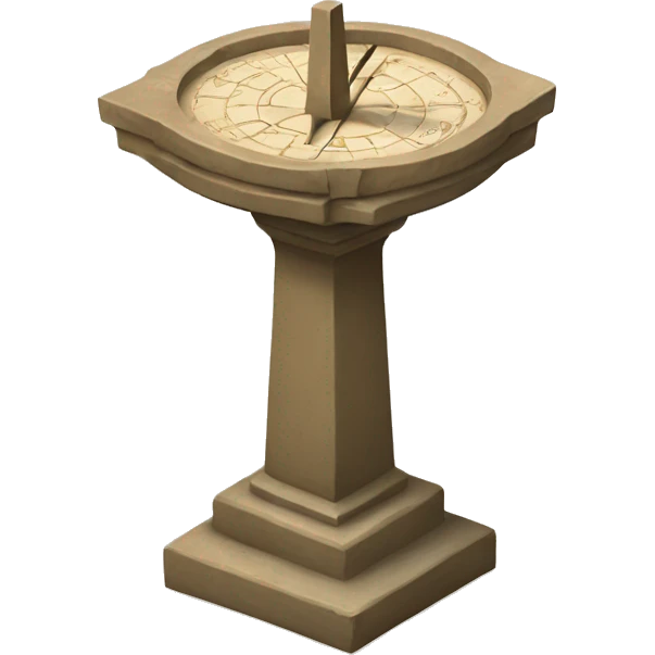 sundial emoji