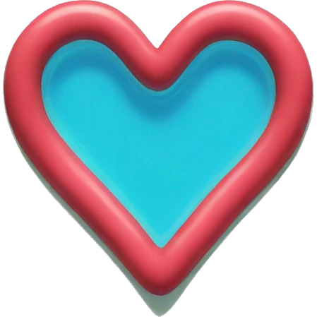 Heart in pool emoji