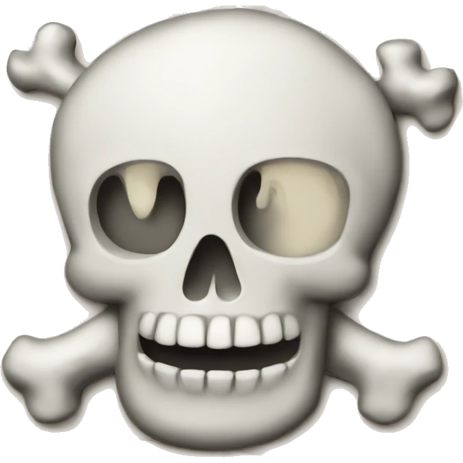 Letters bones emoji