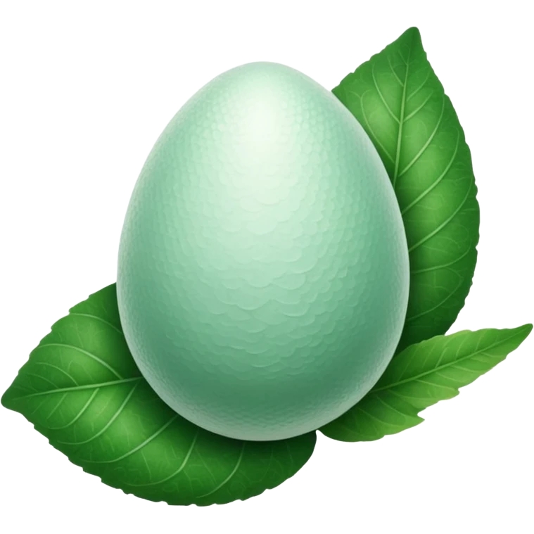 butterfly egg on leaf emoji