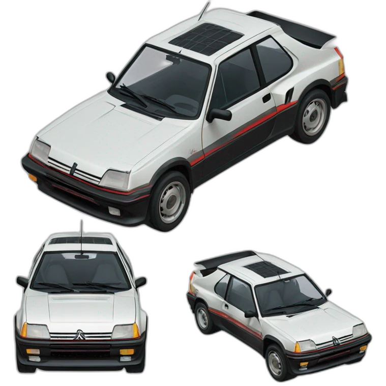 peugeot 205 t16 emoji